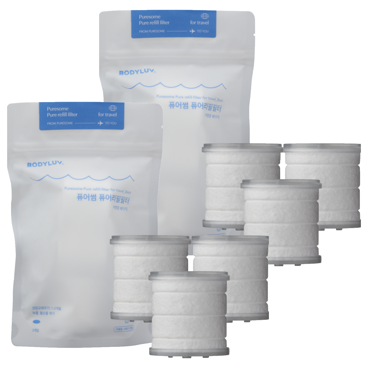 퓨어썸 퓨어리필필터 여행용 3p 19,800원
