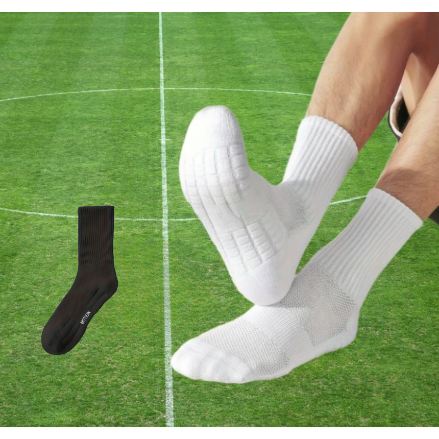 편안한 더블 쿠션 스포츠 장목 양말 흡습속건 통기성 운동용 기능성 양말 5p세트 12,000원