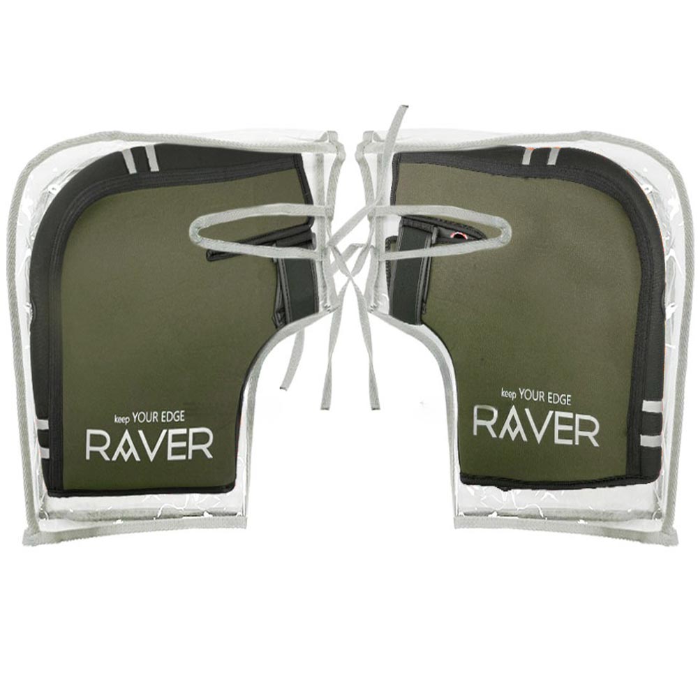 오토바이 겨울토시 RAVER 밸크로드토시 비닐커버 세트 방수커버 방한토시 겨울장갑, 카키, 현재가 40,500원
