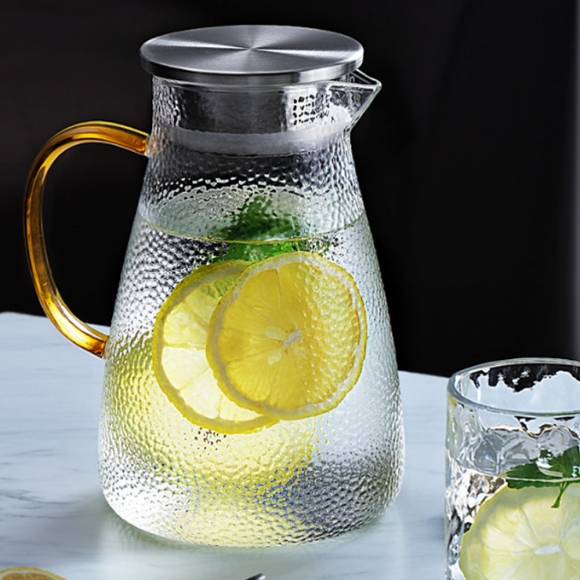 [로하티] 해머글라스 내열유리 물병, 1.5L, 1개 17,500원