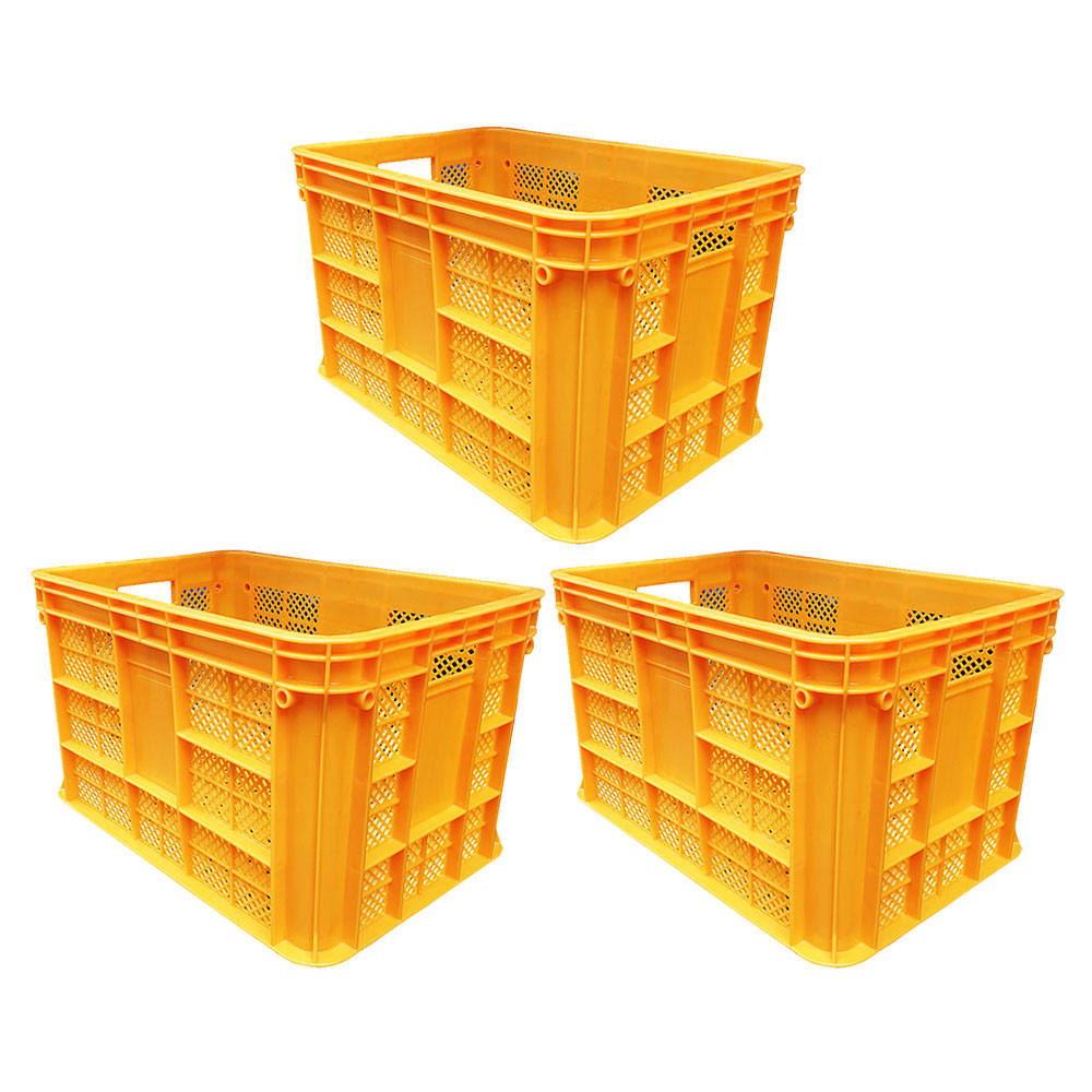 사각상자 3개 플라스틱 과일상자 농산물박스 운반상자 사각박스, 단일색상, 3개 41,500원