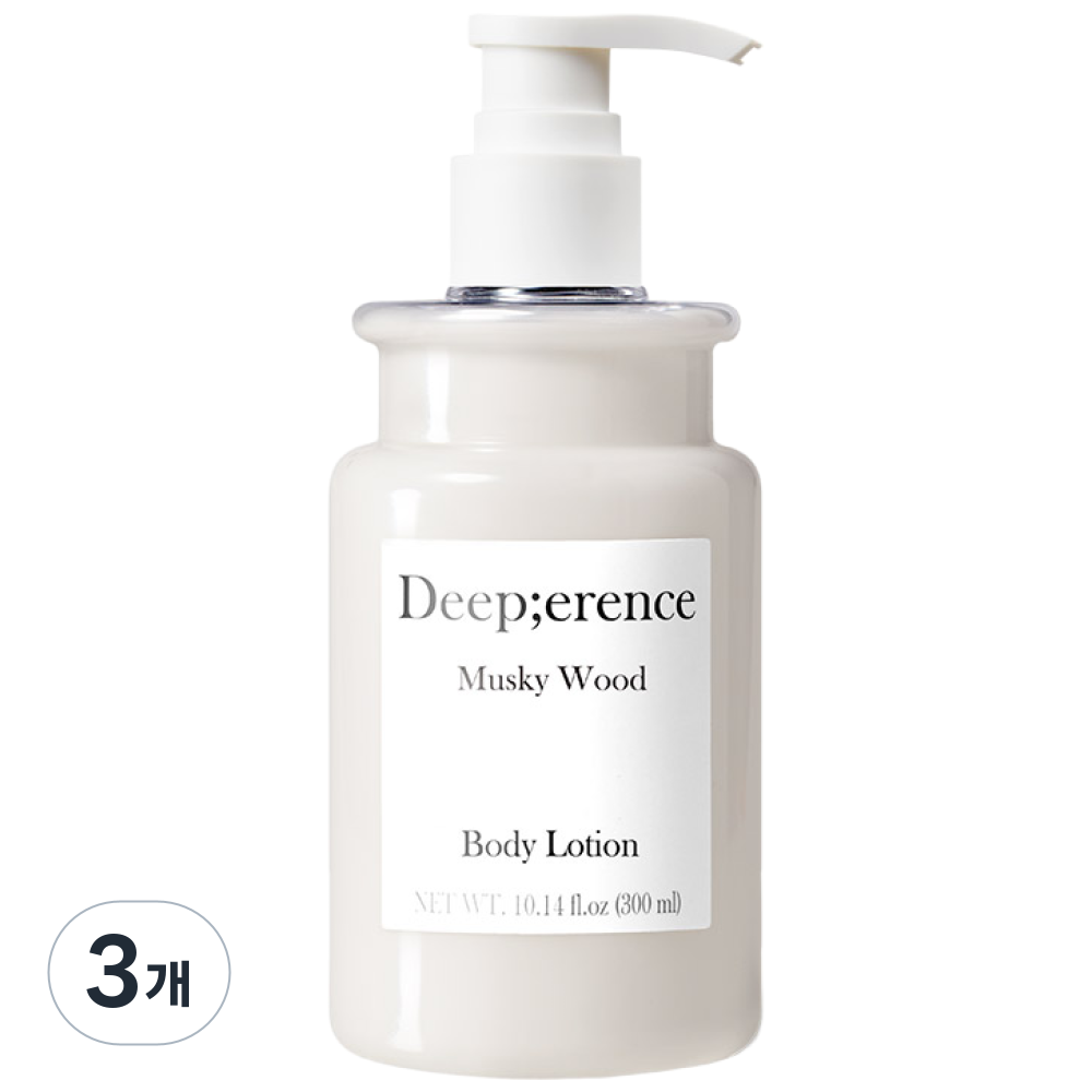 딥퍼랑스 머스크 우드 바디케어 퍼퓸 바디로션 [머스키 우드], 3개, 300ml 54,000원