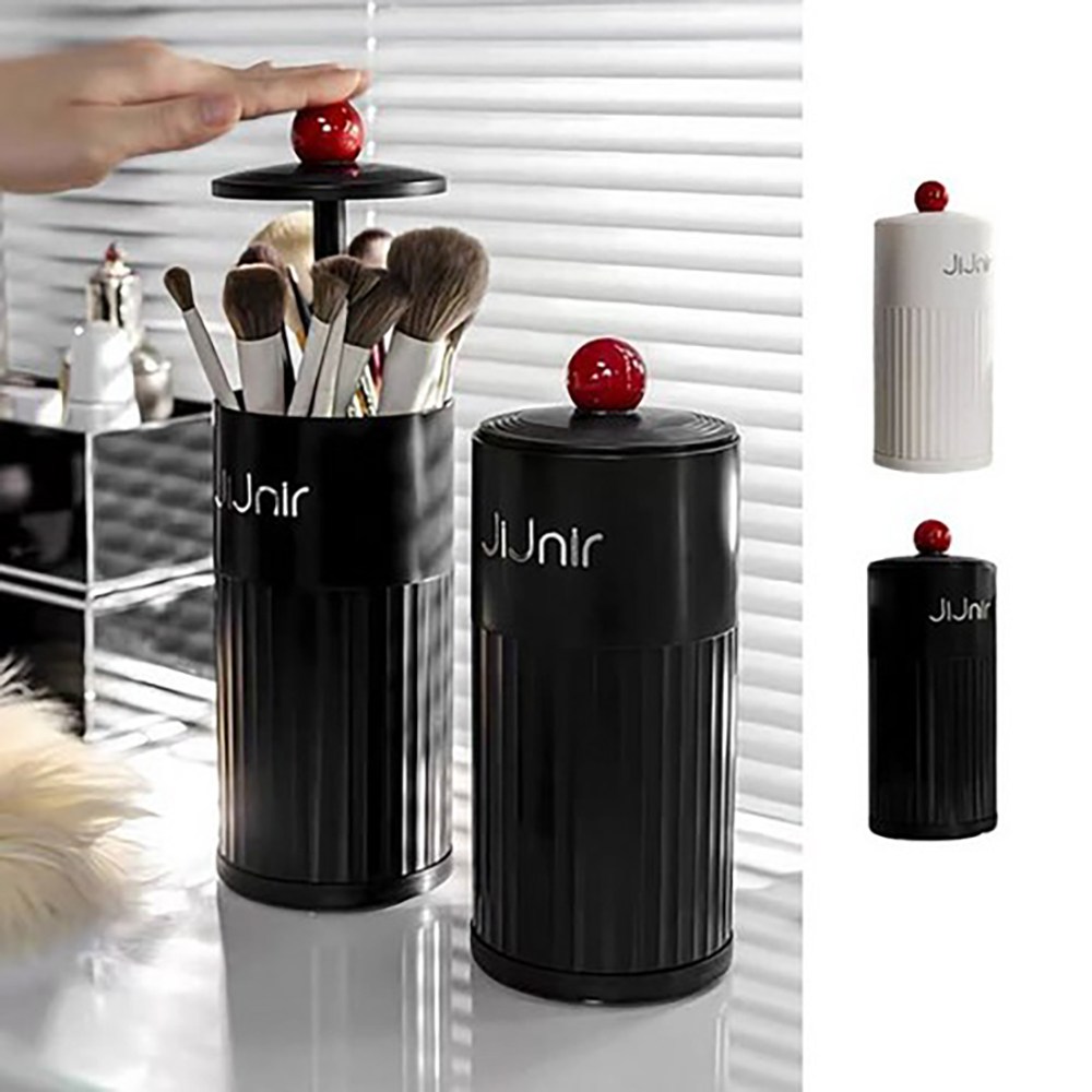 아이레노 원터치 메이크업 브러쉬 수납통 화장도구함 깔끔정리 먼지방지 화장대 필수템 뷰티용품 보관 정리함 20,480원