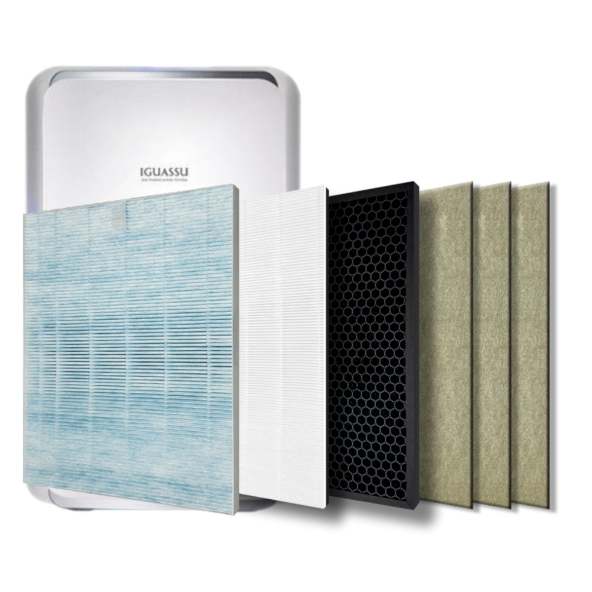 [에어클린존] 청호 나이스 공기청정기 이과수 A-061 / 휘바람2 / A400 호환 필터 [1년 세트], 1개 32,000원