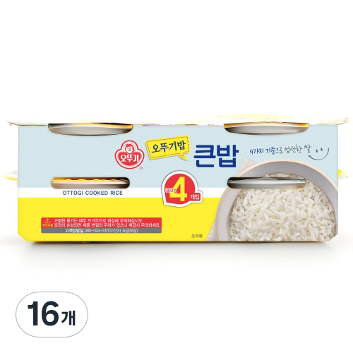 오뚜기 큰밥, 300g, 16개 22,170원