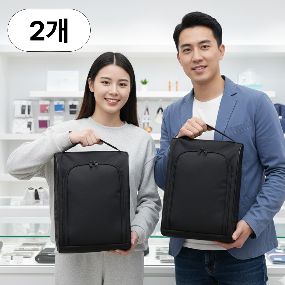 탈론나인 신발가방 1+1 세로형 통풍 메쉬 슈즈케이스 2개 세트 14,900원