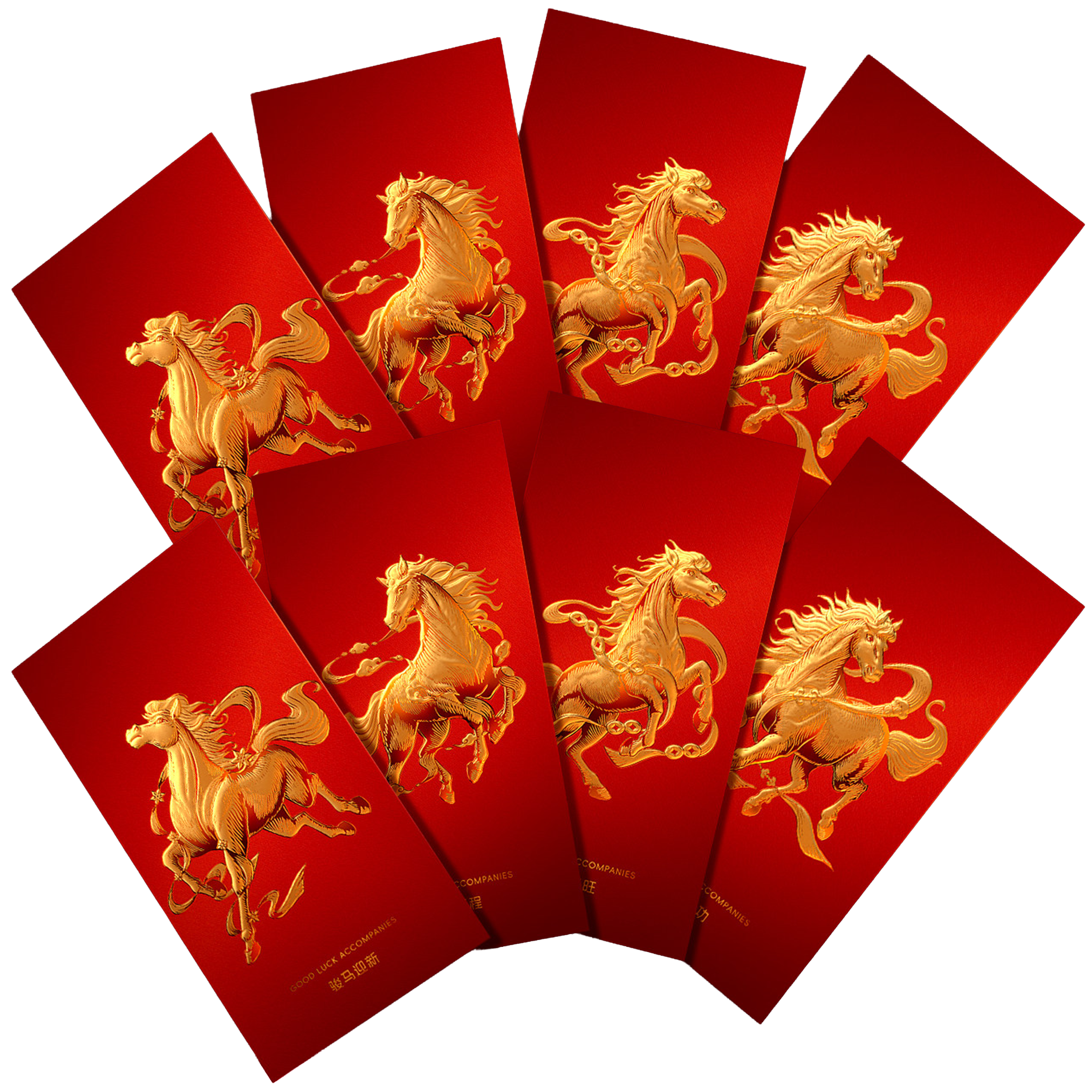 2026 효도 봉투 병오년 붉은말 행운 가득 고급 돈봉투 어버이날 용돈봉투, 8개, 레드골드 13,900원