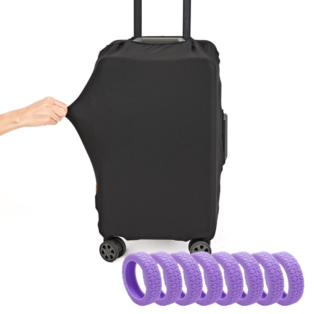 페소니아 캐리어 고탄력 이중잠금 스판 커버 + 실리콘 바퀴 커버 8개입 23,900원