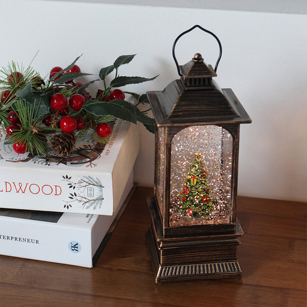 트래블앤쿡 사각 랜턴 크리스마스 워터볼 오르골(소) 무드등 24,890원