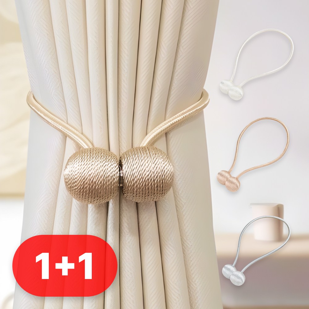 로니베이 마그네틱 커튼 고정 자석 타이백 집게 홀더 스트랩볼 6,500원