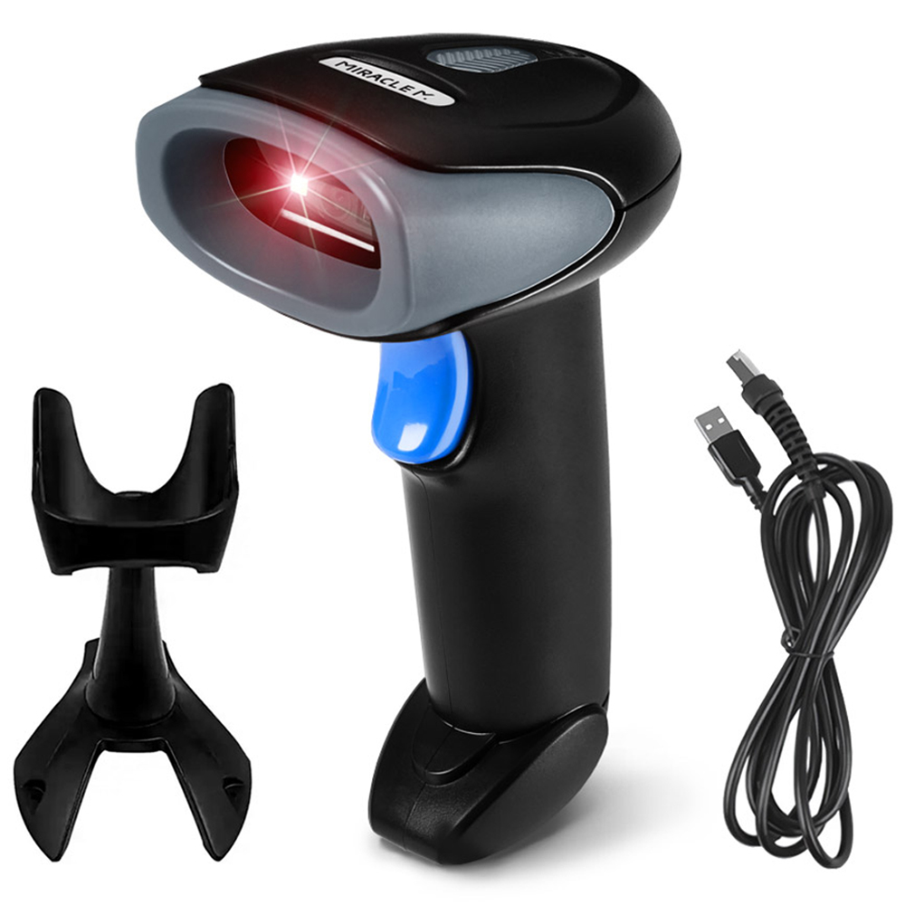 미라클엠 유선 바코드 스캐너 + 거치대, MQ150, 1개 29,900원