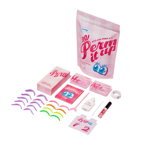 [선착순특가] 로잉즈 초보용 저자극 셀프 속눈썹펌 키트 풀구성 31,250원