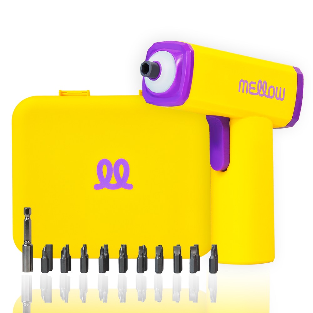 데코아르 멜로우 비비드 전기 드라이버 세트 3.7V, 옐로우퍼플 49,800원