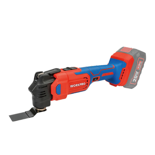 워크프로 20V 베어툴 3.6도 회전 19000RPM 6단계 속도조절 브러쉴리스 모터 멀티커터 WP393006, 1개 78,000원