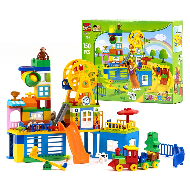 제노그로우 블럭놀이 놀이공원 레고호환블럭 놀이동산 유아블럭 어린이날선물 졸업선물 입학선물, 1개, 중/102594 37,900원