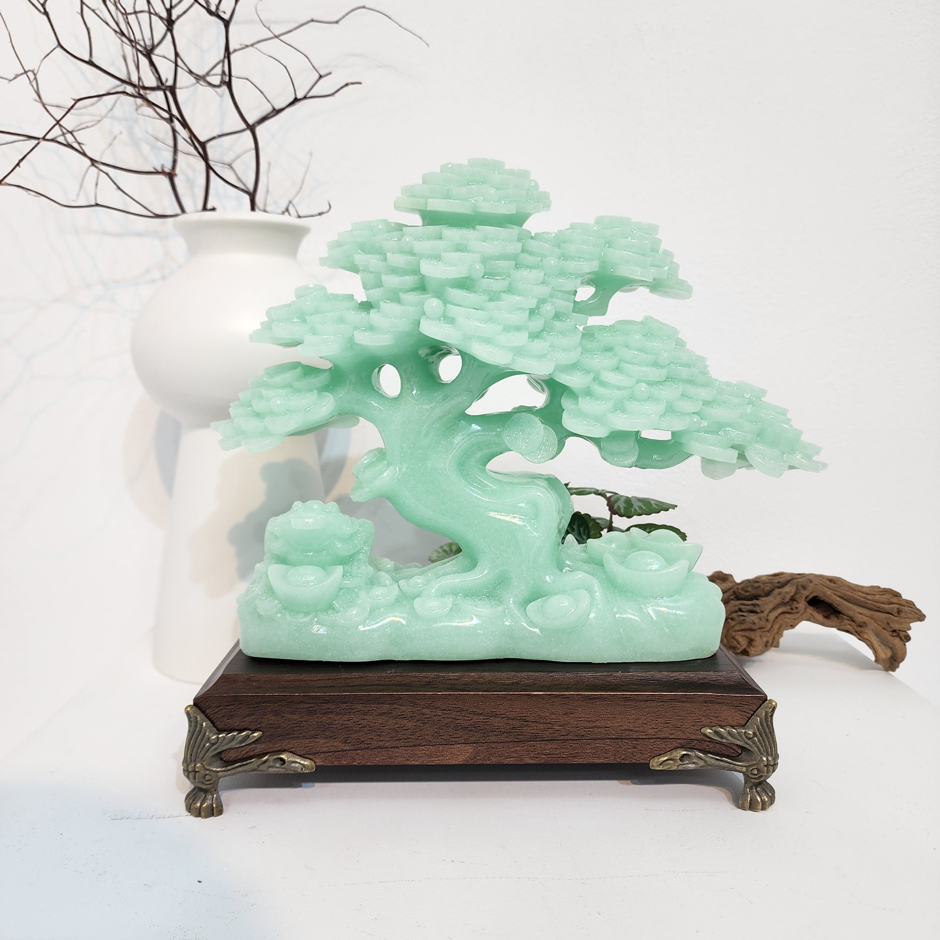 재물운 금전운을 불러오는 옥 두꺼비 돈나무 장식품 개업선물 오픈선물 이사선물, 현재가 86,240원