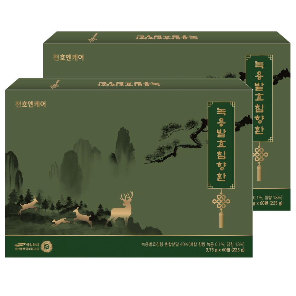 천호엔케어 침향환 녹용발효침향환 60환+선물용쇼핑백 68,360원