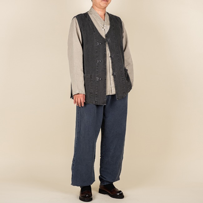 남자-후염 자수 도비 3ps 세트(조끼포함)개량한복 99,000원