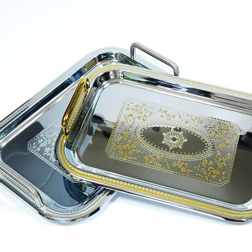 스테인리스 스퀘어 트레이 실버 빈티지 스텐 사각 쟁반 주방 인테리어 소품 오브제 36,900원