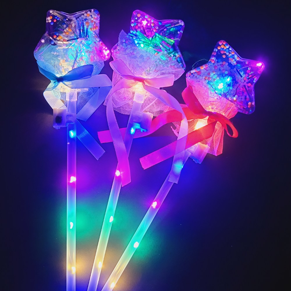 led 요술봉 응원봉 매직 지팡이, 3개, 별봉, 현재가 8,900원