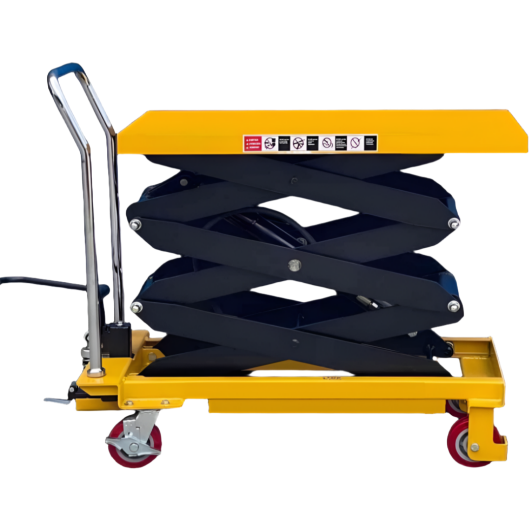 우라철강 유압 리프트 수동 테이블 고소 작업대 이동식 미니 높이조절 승강기 상하차 미니 소형 화물용 운반 랙 접이식 카트 839,000원