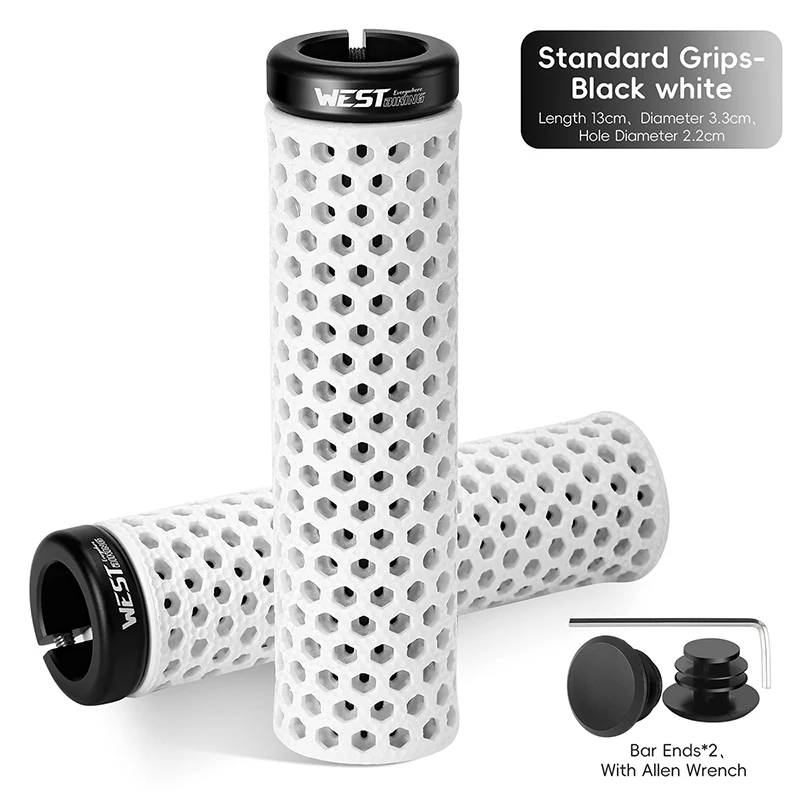 웨스트 바이킹 3D 프린팅 자전거 그립 MTB 충격 흡수 일체형 핸들바 락온 통기성 산악 142,230원