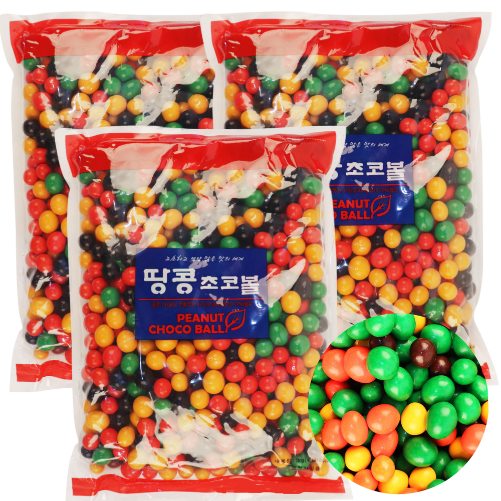 자연톡 대용량 땅콩 초코볼 땅콩초콜릿 교회 사무실 학교 단체 간식 업소용 피넛 초코 24,900원