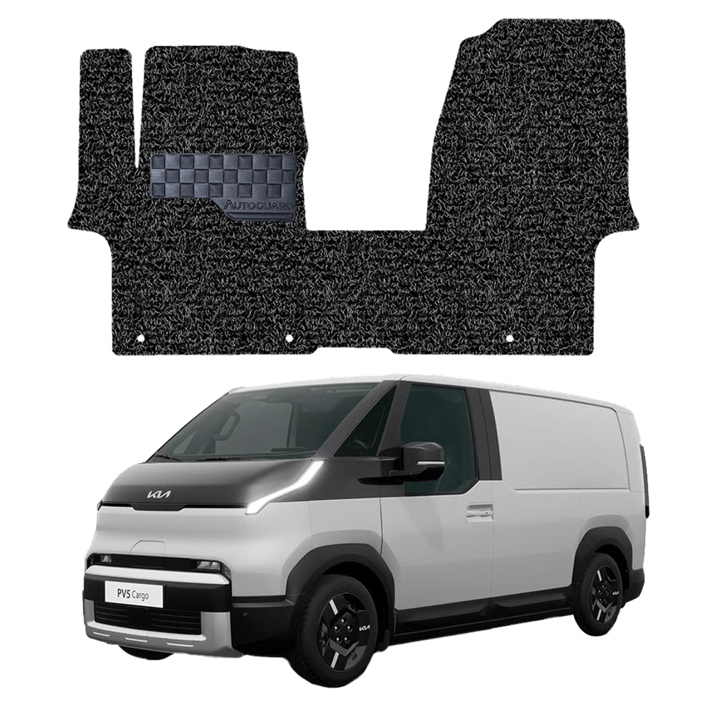 오토가드 체커보드 와이드 자동차 확장형 1열 코일매트, 블랙, PV5 카고 3밴 2025년 6월 ~ 40,000원