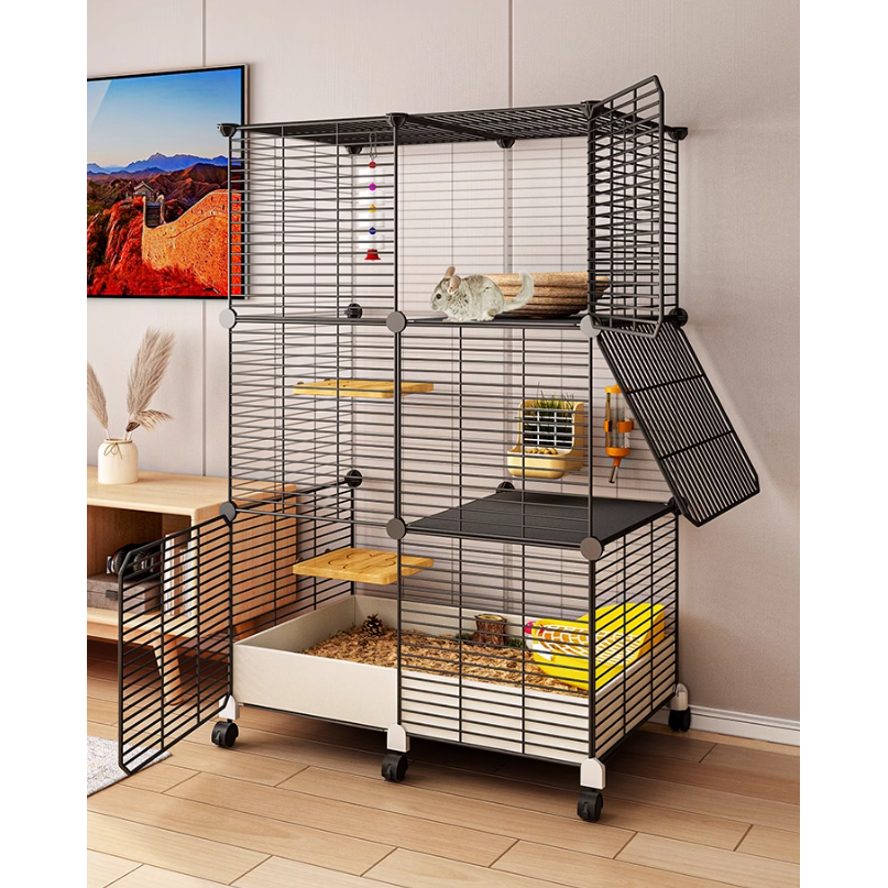 후아루 대형 슈가글라이더 집 케이지 친칠라 기니피그 하늘 다람쥐 피그미 앵무새 새장 사육장 99,000원