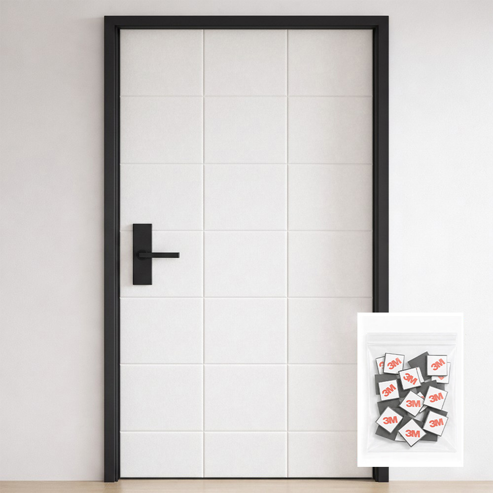 라노홈소음차단자석형현관문방음재 30 x 30 cm, 화이트, 36개 75,900원