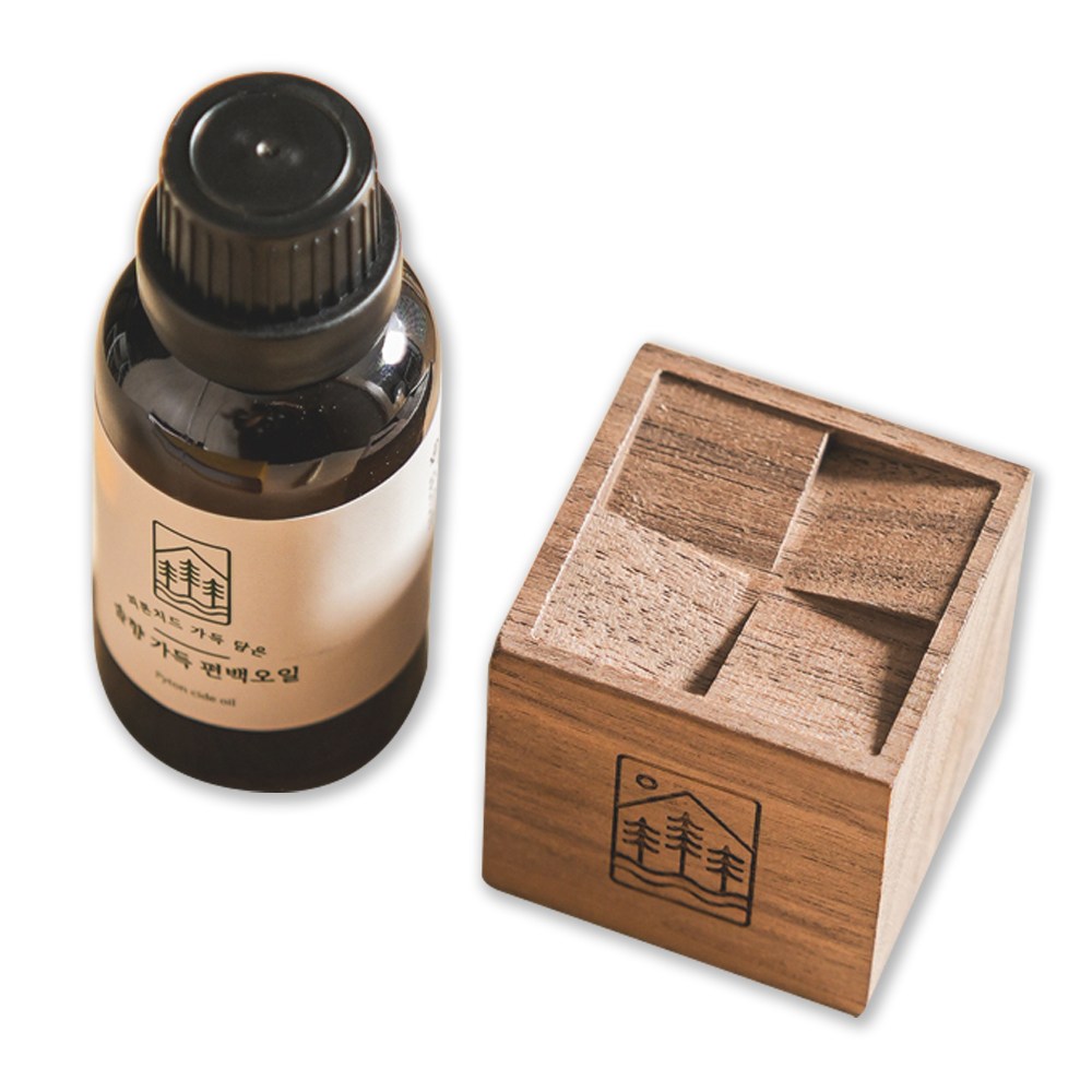 솔향가득 우드 디퓨저 편백오일 천연 아로마 오일 테라피, 1개, 30ml, 편백(타입01) 29,700원