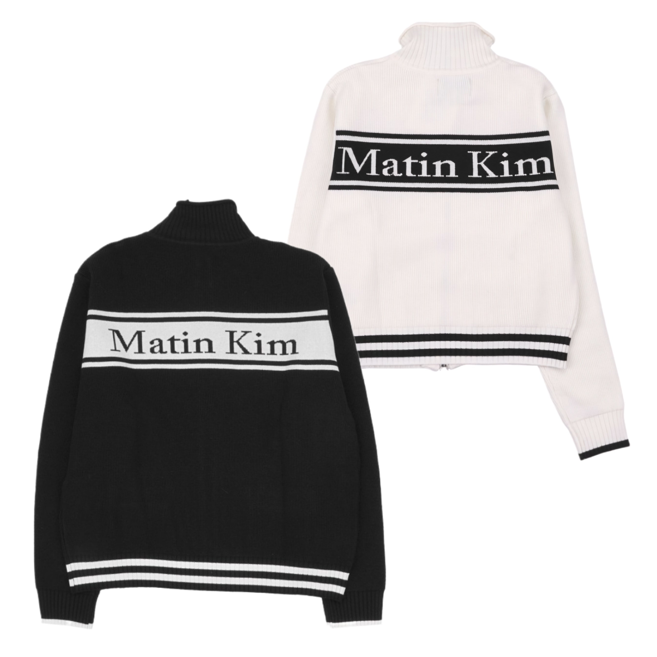 [당일발송] 마뗑킴 스펠 포인트 스트라이프 여성 니트 가디건 MK2378CD016M MK2500CD016V + GRAD 정품보증택 208,000원