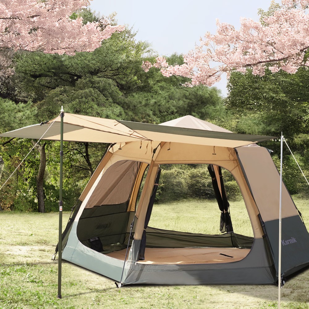 카르닉 뉴에라 원터치텐트 5-6인 투톤 카키베이지 119,000원
