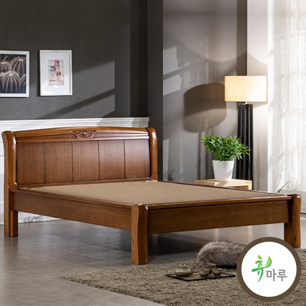 휴마루 메세 뉴송원목 퀸침대 황토볼 1,403,830원