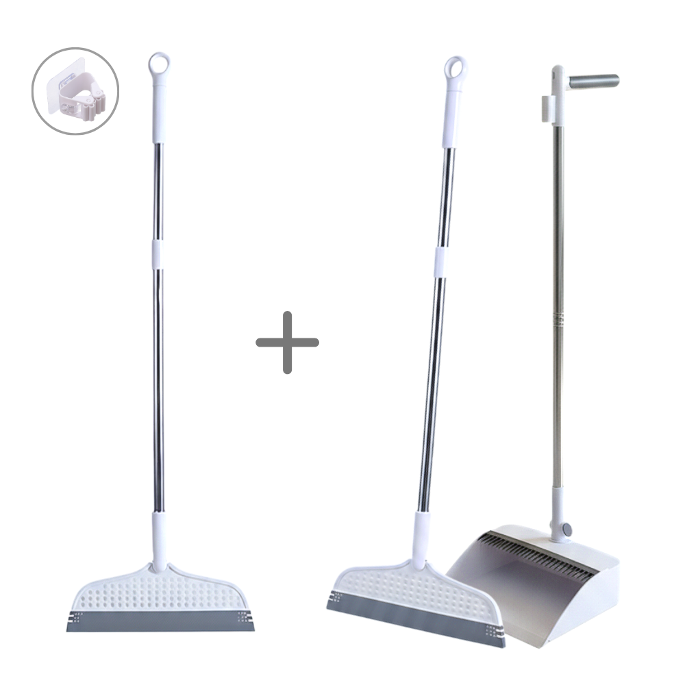 엔케이원 물기 먼지 동시 제거 실리콘 빗자루, 화이트, 2개 24,900원