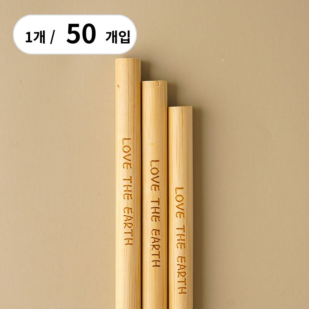 지구사랑 대나무 스무디 빨대 프린트 카페 일회용 스트로우 100개 B05 5,400원