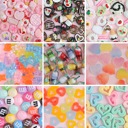 제이포니 데코 파츠 99종 데코덴 폰케이스 꾸미기 재료 탑꾸 만들기 2,200원