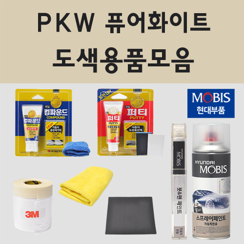 순정품 현대 PKW 퓨어화이트 자동차 차량용 붓펜 카페인트 도색 스프레이 올뉴 투싼 TL 뉴투싼ix 800원