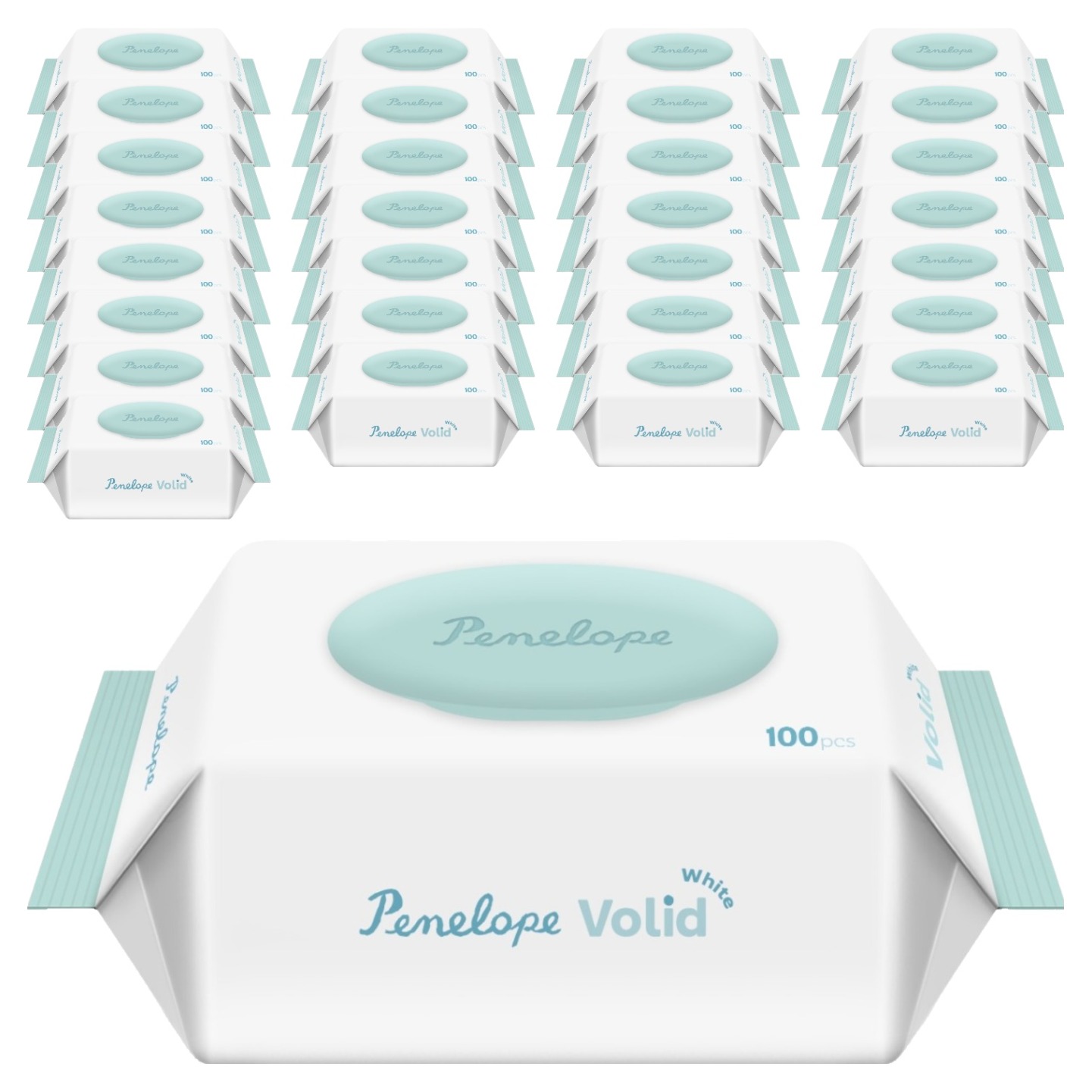 페넬로페 볼리드 화이트 저자극 아기물티슈 캡형 69,500원