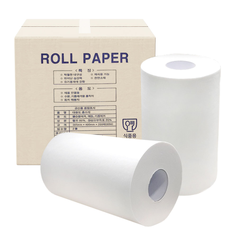 미트페이퍼 고급해동지 대용량 2롤 한박스 뜯어쓰는 빨아쓰는 키친타올, 1세트, 2롤 35,000원
