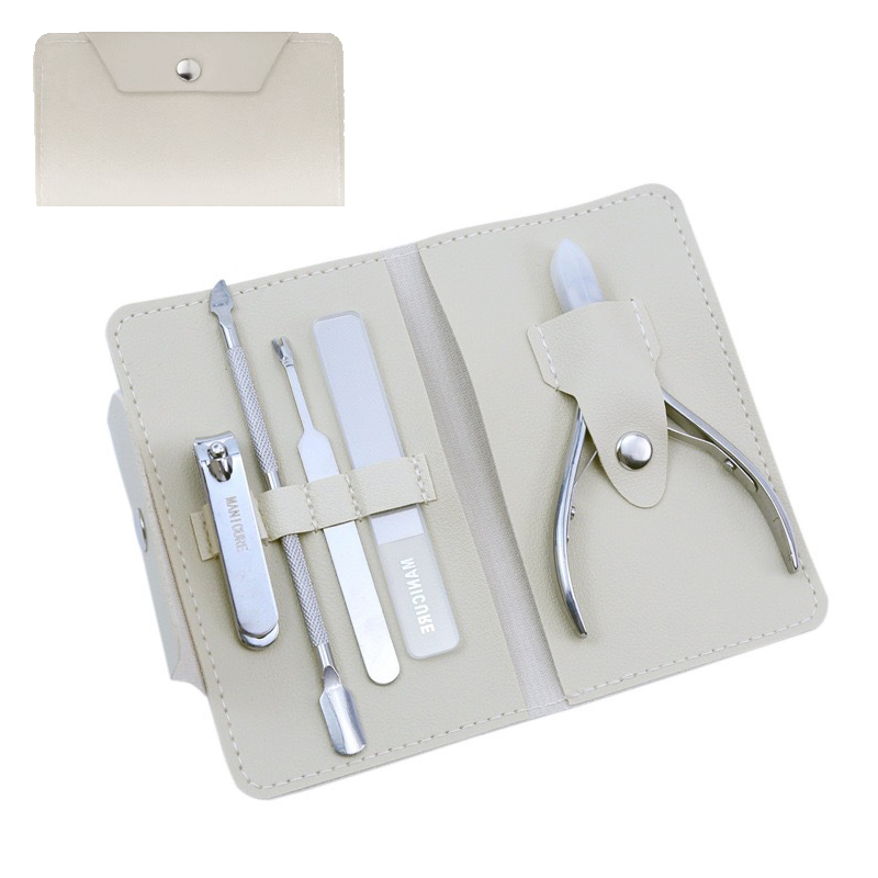 올라이이프지 셀프 큐티클 네일케어 손톱정리 세트, 1세트, 메탈 실버 13,600원
