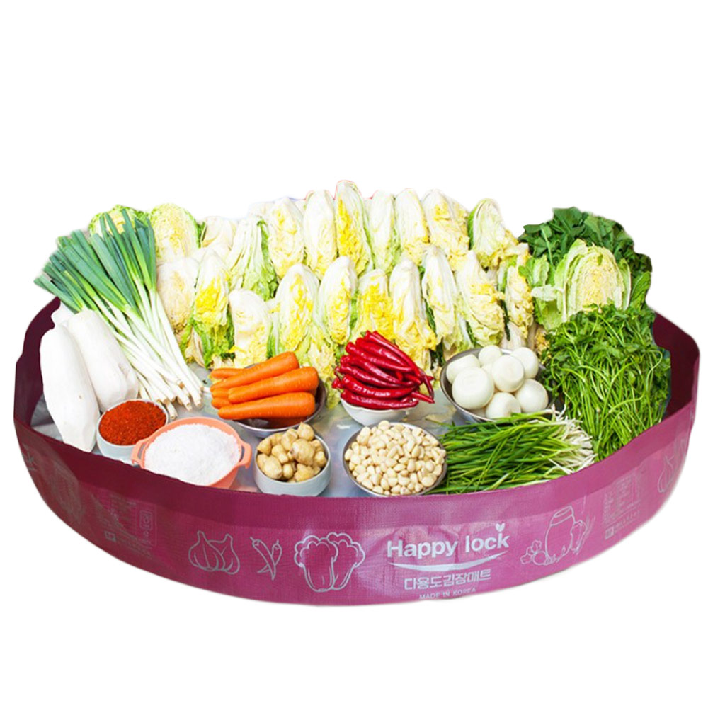 해피락 김장매트 사각 팔각 원형 절임 다용도 은박 위생 매트, 1개, 현재가 22,300원