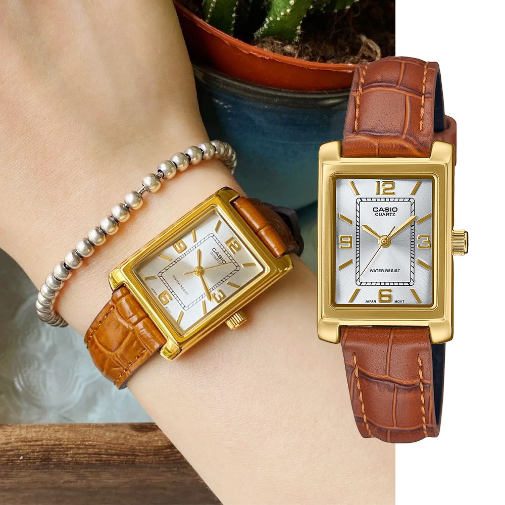 백화점AS가능 카시오 스퀘어 클래식 여성 메탈시계 LTP-1234 78,200원