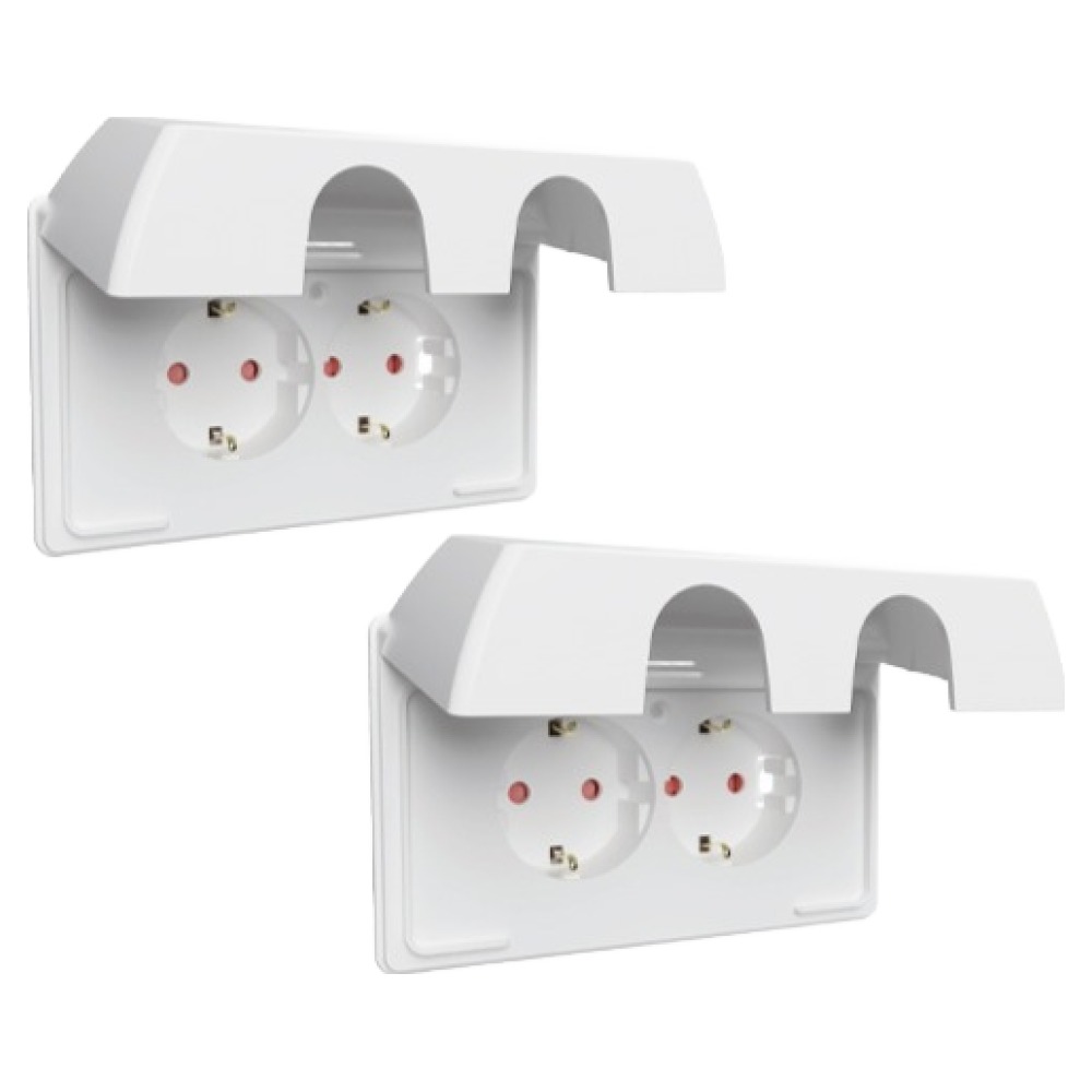 르그랑 아펠라화이트 Simple 방우 2구 매입콘센트 가로 방적형 12,560원