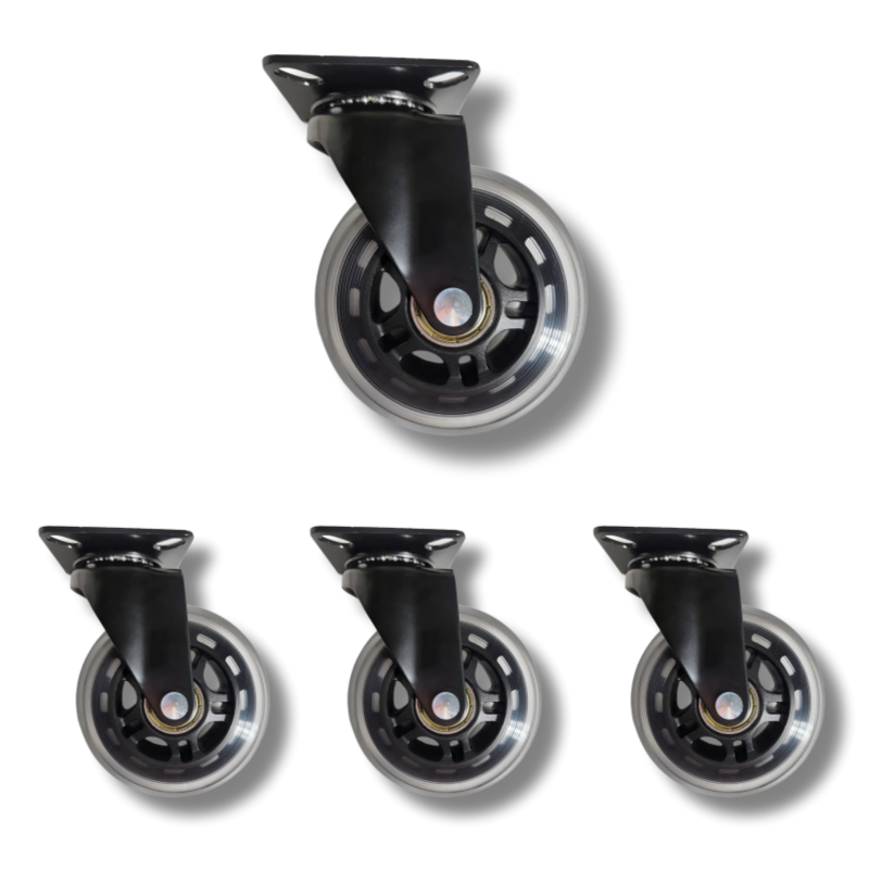 옐로구르미 무소음 우레탄 바퀴 베어링 평판 회전 3인치 16,970원