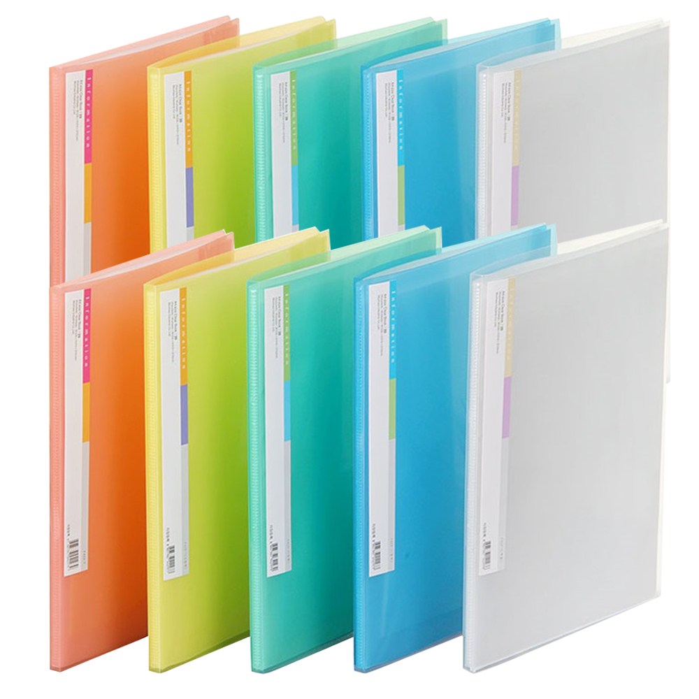 인터탑 문화산업 고투명 F429-7 20매 클리어화일 10개팩, 20매  적색(10개), 1세트 20,490원