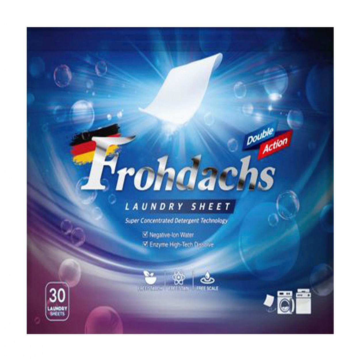 프,로,닥.스! 세탁세제 시트세제 드럼세탁기 겸용 중성세제한장 빨래세제 종이세제, 5개, 30개입, 현재가 30,200원