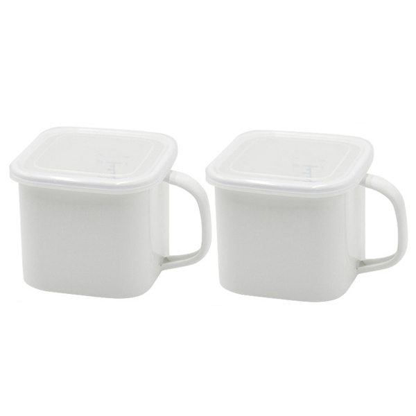 프로방스코리아 인덕션 라임올리브 법랑 사각 캐니스터 냄비 1.45L 31,460원