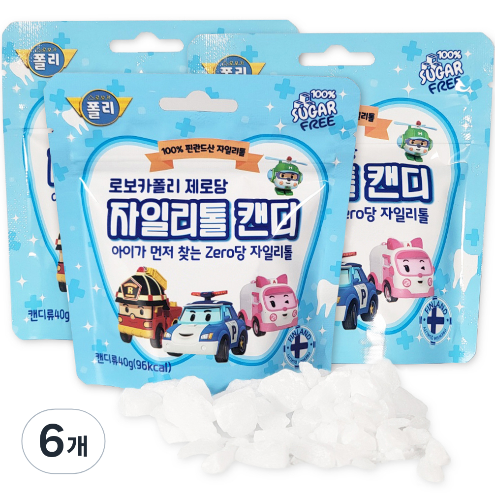로보카폴리 제로당 캔디, 40g, 자일리톨, 6개 15,660원