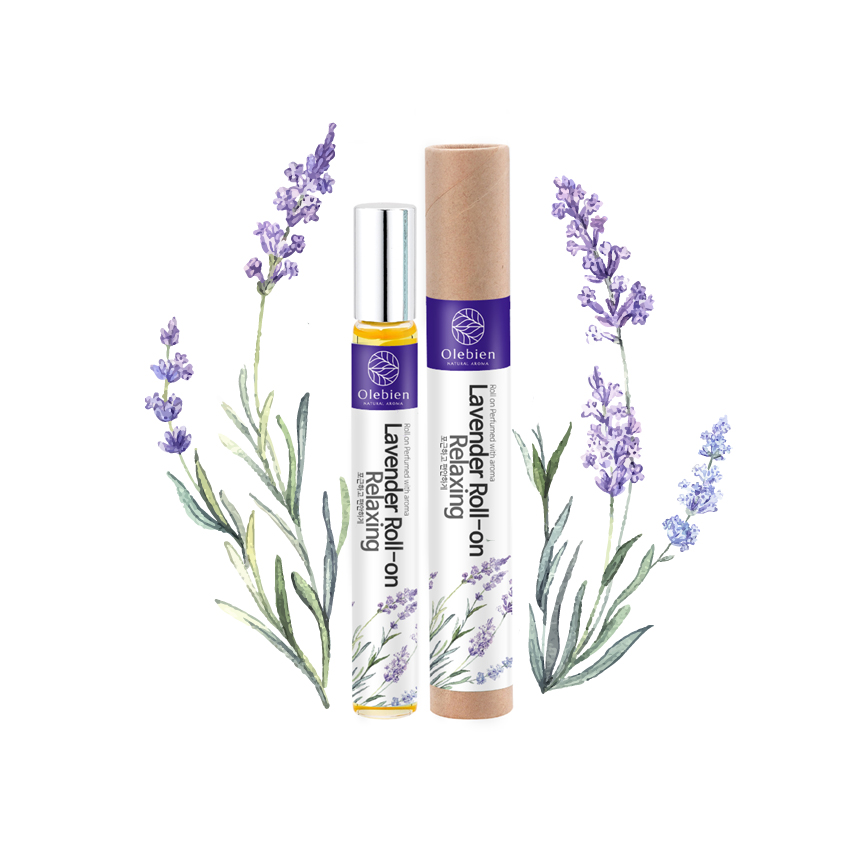 올레비엔 포근하고 편안하게 롤온 아로마 오일 라벤더 8,000원